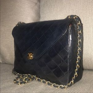 Authentic Chanel Lambskin Matelasse Flap Quilted